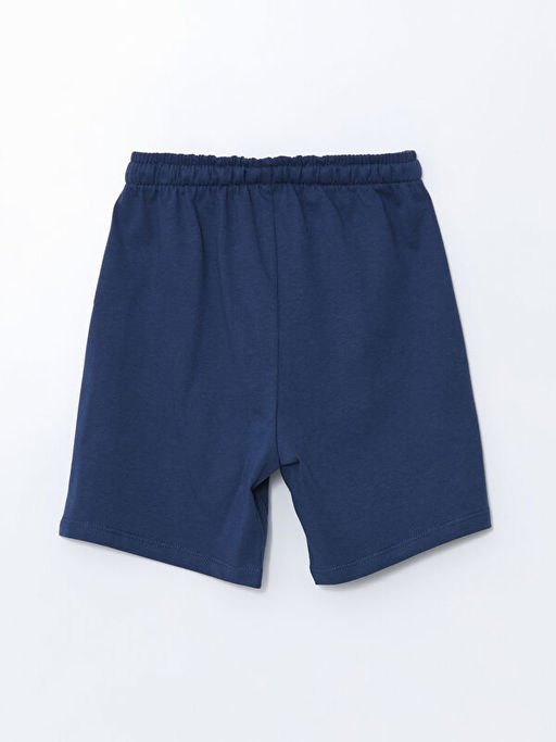 Beli Lastikli Yaz? Bask?l? Erkek ?ocuk ?ort