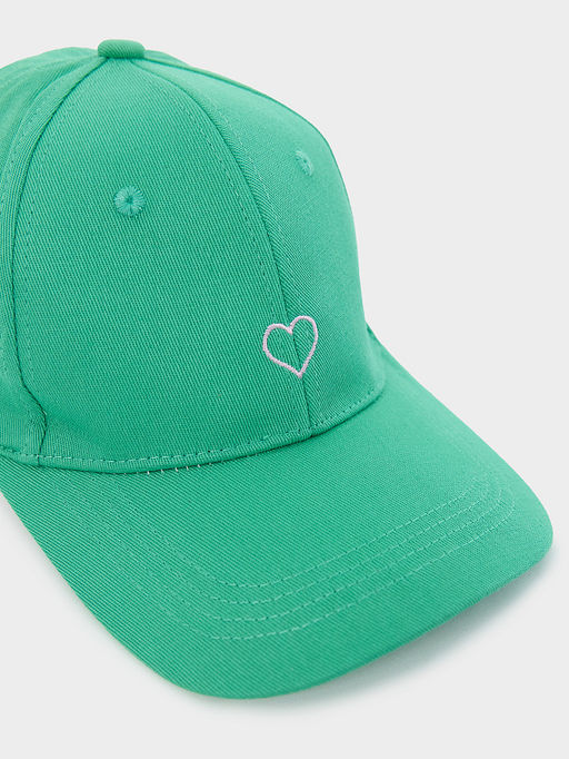 Бейсболка женская зеленая с вышивкой - Mark formelle фото 13