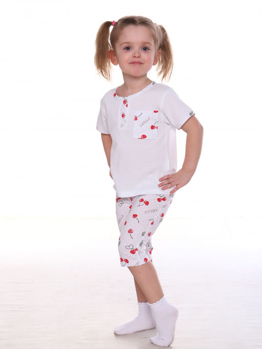 №170 Пижама детская (Вишня_белый) - Итос-плюс фото 2