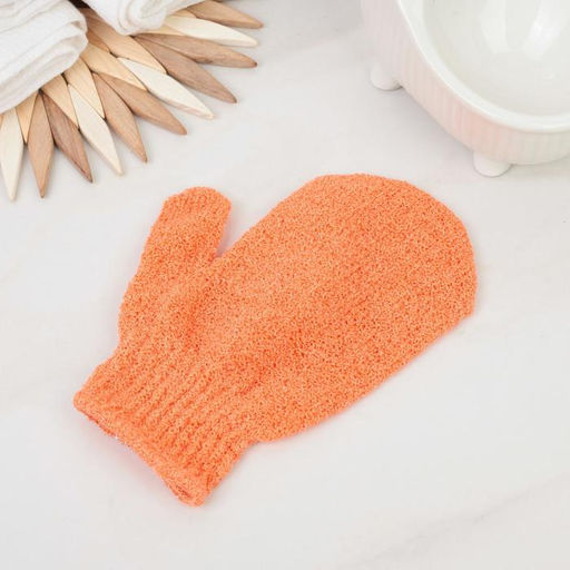 Цена за 2 шт. Мочалка - варежка массажная Доляна, 1812 см, МИКС фото 8