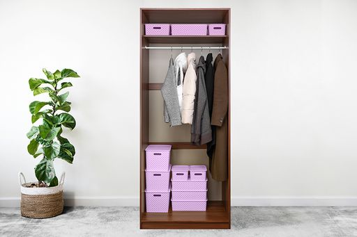 Корзинка 3 л 23,5*17,3*10,5 см Береста светло-лавандовая - Elan gallery фото 4