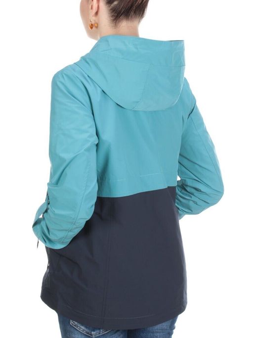 F2118 TURQUOISE Ветровка женская MAYYIYA (100% полиэстер) - Фабричный китай фото 4