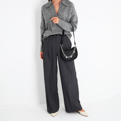 Сумка-багет на молнии, цвет чёрный - Simaland фото 15