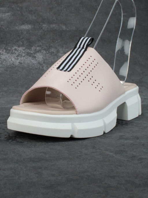 08-PED123-2 PINK Босоножки женские (натуральная кожа)