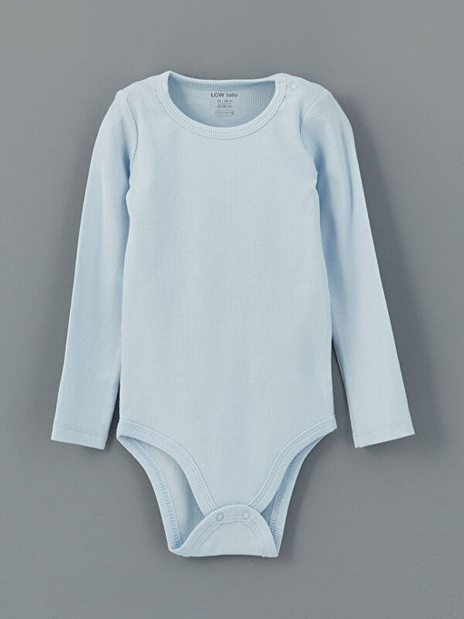 Bisiklet Yaka Erkek Bebek ??t??tl? Bodysuit 3l?