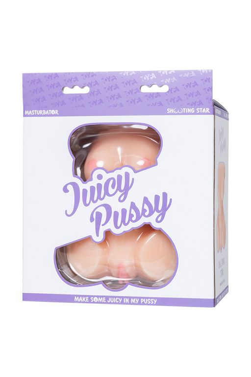 Мастурбатор реалистичный TOYFA Juicy Pussy Shooting star, TPE, телесный  фото 11