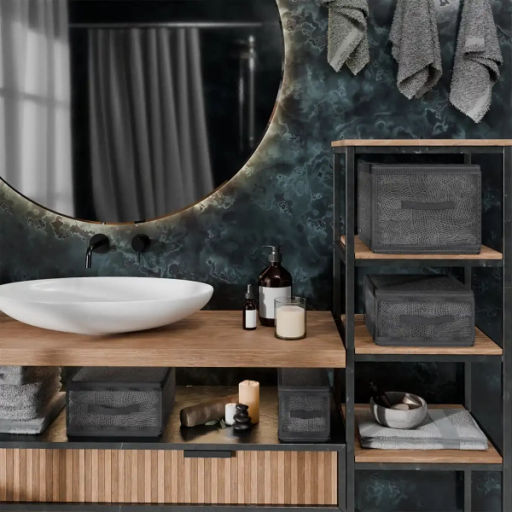 VAL MN-ZIP-LMS Набор кофров для хранения с молнией 3шт.,40*30*25см,30*28*15см,30*15*15см,MONET NIGHT, шт