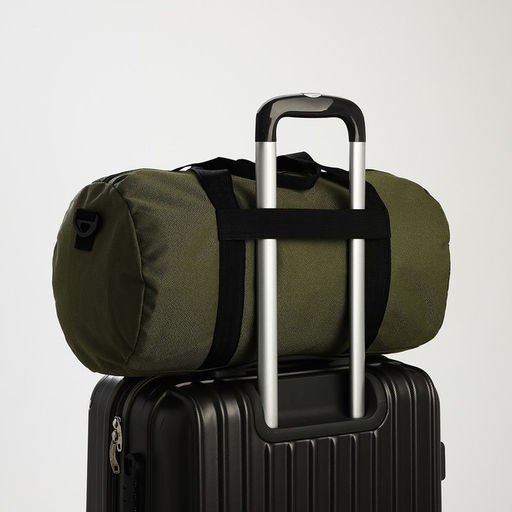 Сумка дорожная на молнии, наружный карман, длинный ремень, цвет хаки - Simaland фото 5