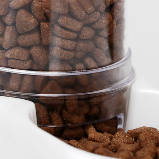 Автопоилка - автокормушка, 600 мл, белая перламутр