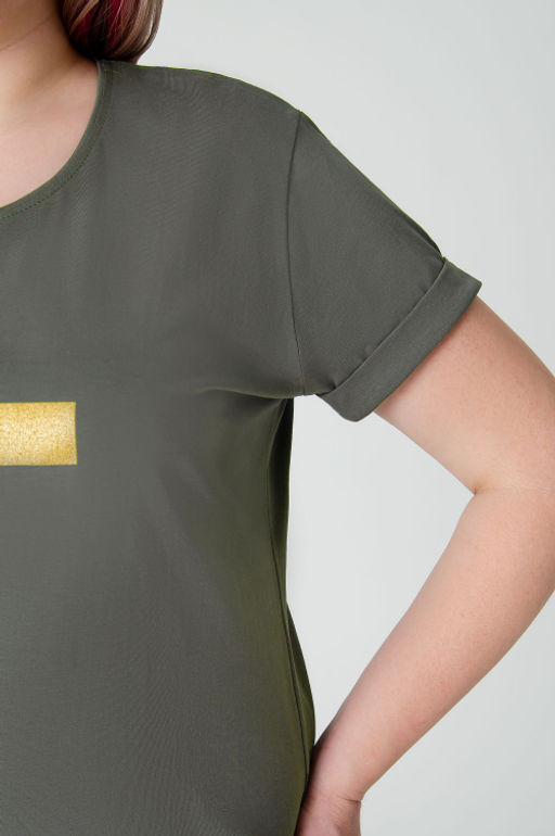 Арт. 4136 Туника женская 50-58 (5 шт) Цвет:полынь