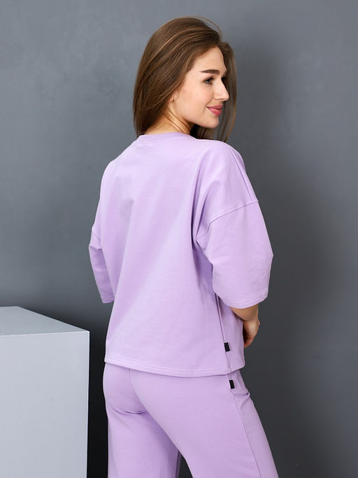 Костюм Женский из футера (2 нитка) цвет Лиловый - Амавес-текстиль фото 10