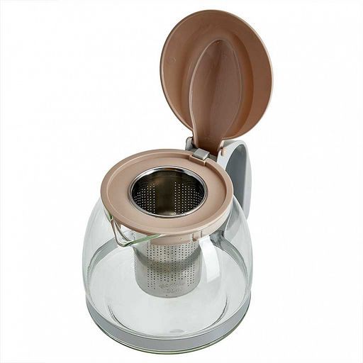 Заварочный чайник с фильтром бежевый 1250мл АК-5525/5 - Alpenkok фото 4