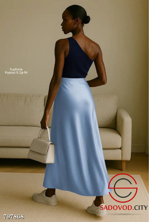 Юбка женская из шелка длинная - Bruno фото 2