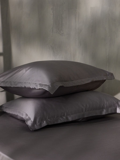 Простыня на резинке евро SL Home Tencel, 200200+30 см, серая, тенсель - Sima-land home фото 5