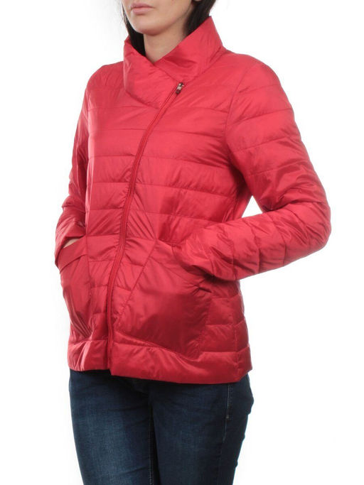 K-634 RED Куртка демисезонная стеганая женская (70 гр. холлофайбер) - Fashion фото 5