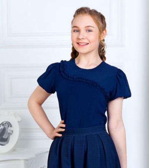 Блузка "Елена",синий