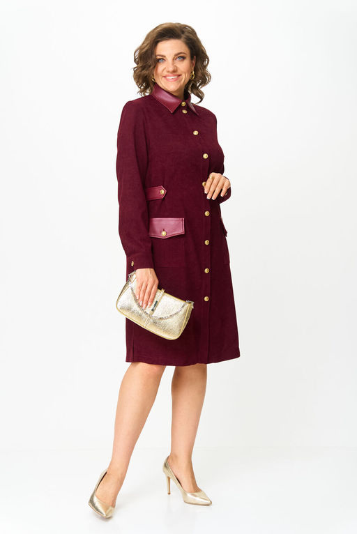 Платье Svetlana Style 2141 бордовый - Michel chic фото 3