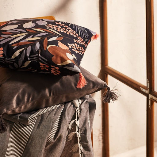 Наволочка декоративная с кисточками Этель Флора, 43х43 см  фото 10