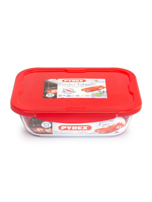 Форма для запекания и выпечки COOK&TAKE 3.5л 30х23х8см прямоугольная с крышкой