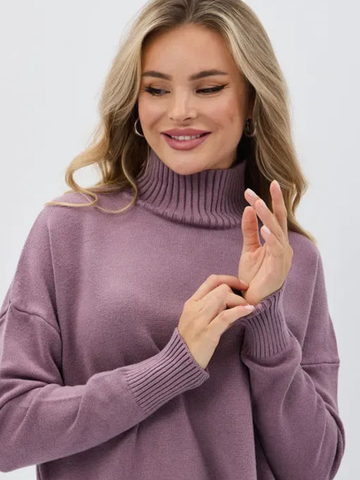 Свитер Дейн (сливовый) One Size - Nadi bordo фото 11