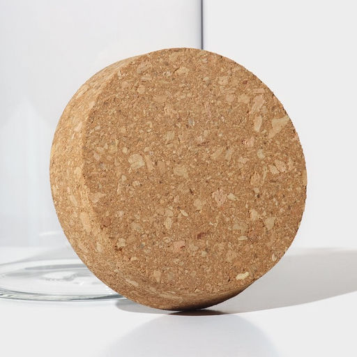 Банка для сыпучих BellaTenero Классика, 600 мл, 8.513 см, с пробковой крышкой, стекло, прозрачная  фото 3