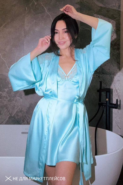 0100-NB МЯТНЫЙ ХАЛАТ