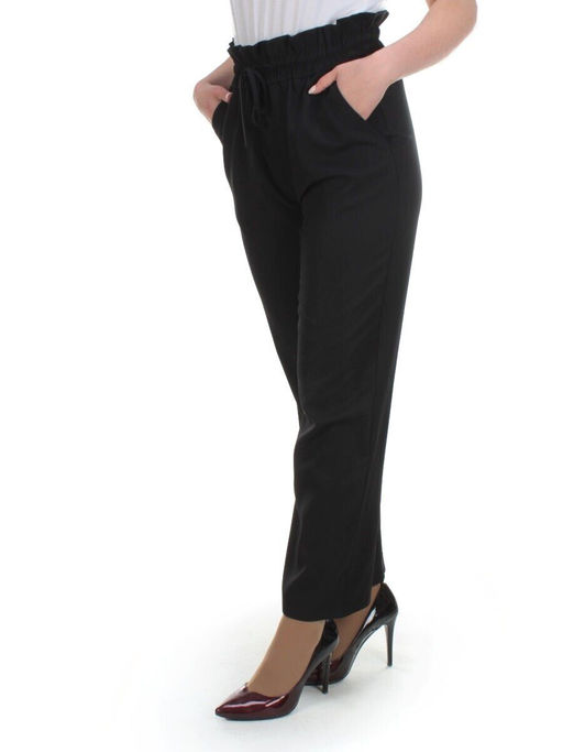 KD-1065 BLACK Брюки женские - Фабричный китай фото 3