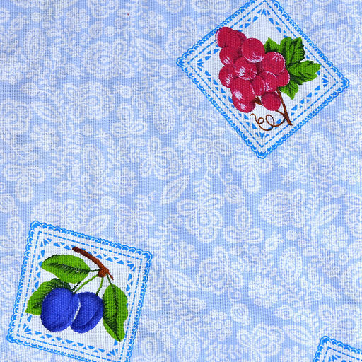 "Картинки" Скатерть рогожка 150х150см, 171г/м2, хлопок 100%, "Домашняя мода" (Россия)