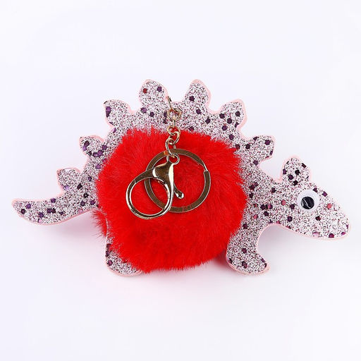 Мягкая игрушка Динозавр-пушистик, на брелоке, 16 см, цвета МИКС - Simaland фото 3