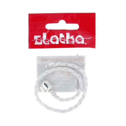 Zlatka Браслет плетеный RBL-01 21 см 5 шт СК/Распродажа №03 белый - Preciosa фото 4