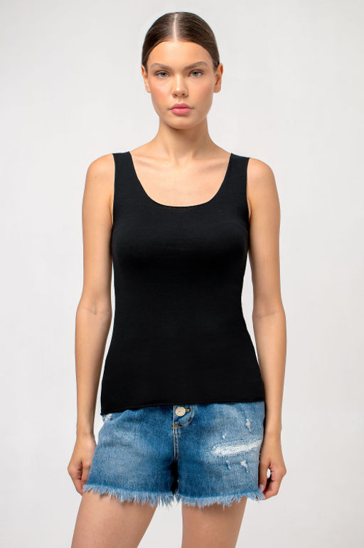 Арт. 3752/3 Майка женская 40-48 (5 шт) Цвет:черный - Калинка фото 16