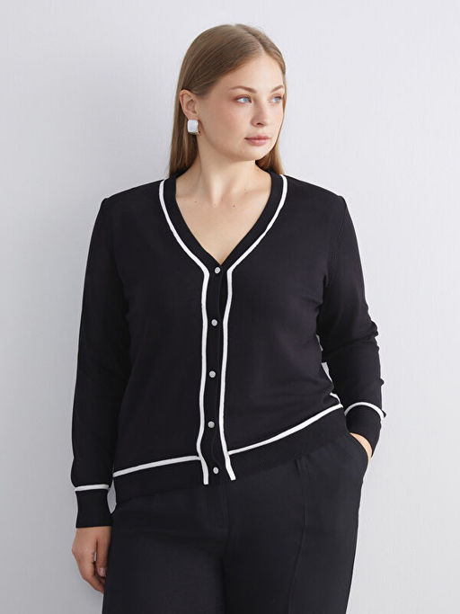 V Yaka Kad?n Triko H?rka