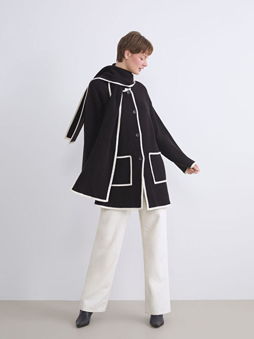 Atk?l? Oversize Kad?n Triko H?rka