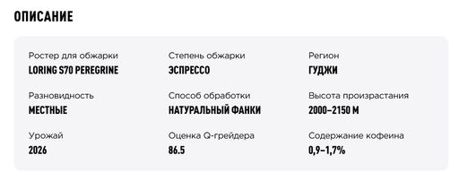Кофе Эфиопия Татату 72 часа