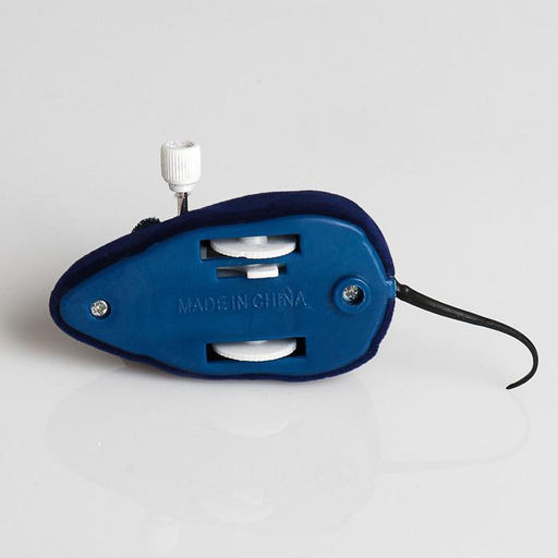 Мышь заводная, 7 см, тёмно-синяя - Пижон фото 4