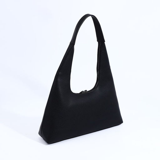 Сумка-шопер на молнии, цвет чёрный - Simaland фото 2