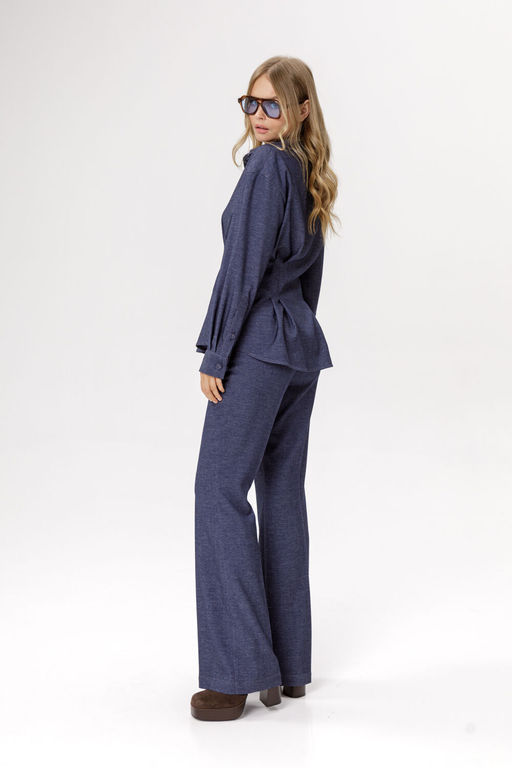 Рубашка Pirs 6568 синий