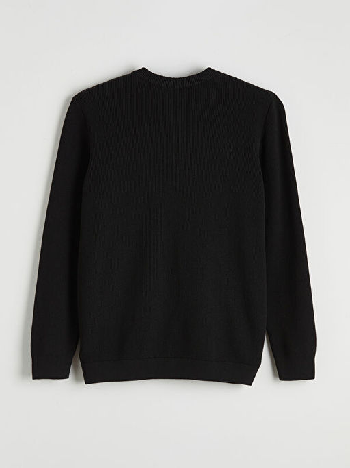 Bisiklet Yaka Erkek Triko Kazak