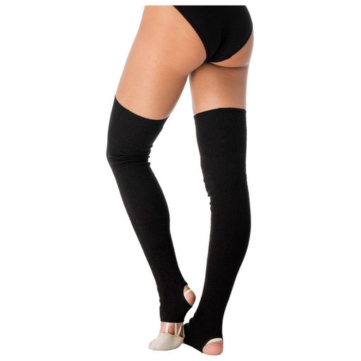 Гетры для гимнастики и танцев Grace Dance №1, длина 80 см, цвет чёрный