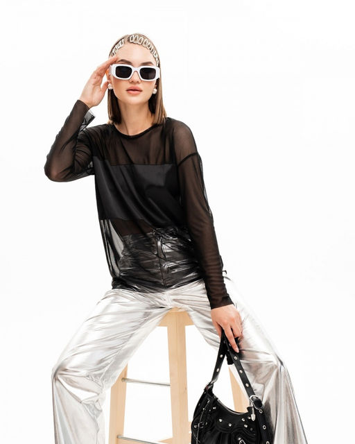 Лонгслив из сетки 457.2 - Sahar art lab фото 7