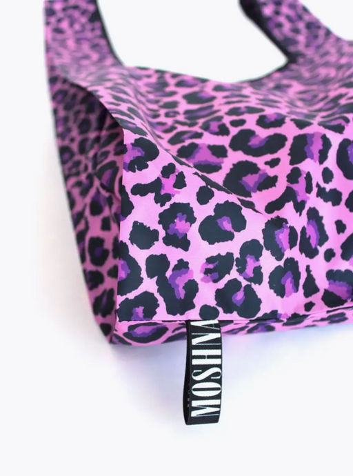 Мод.3, Сумка-майка Принт (SM3pr). Леопард фиолетовый