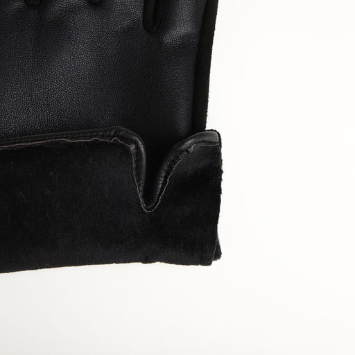 Перчатки женские, безразмерные, без утеплителя, чёрные