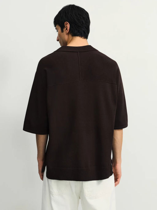 Джемпер поло relax fit / Zarina  фото 6