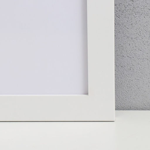 Фоторамка для фото 50×70 см Ellis, МДФ, с паспарту, белый, (пластиковый экран)