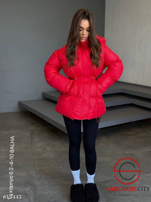 Куртка с капюшоном и регулируемой талией - Bruno фото 2