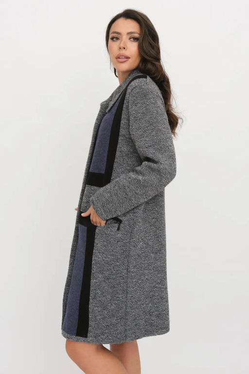 ЗЛАТА Кардиган В1849/ч/б-джинс