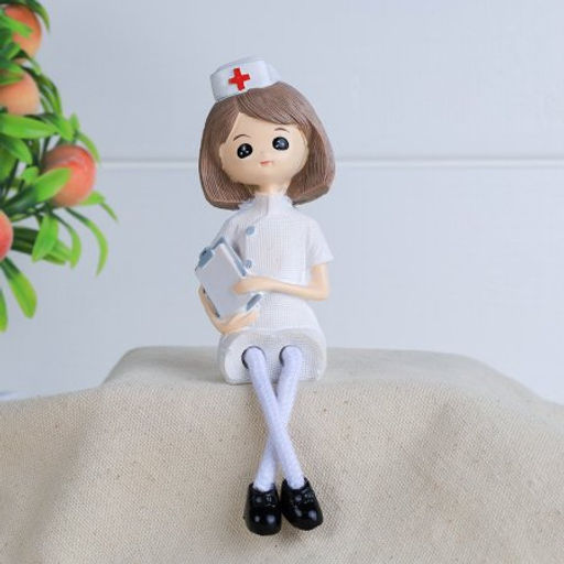 Цена за 2 шт. Фигурка Врач висячие ножки 2 штуки набор 17 см / K313 /уп 96/ - Галеонтрейд фото 3