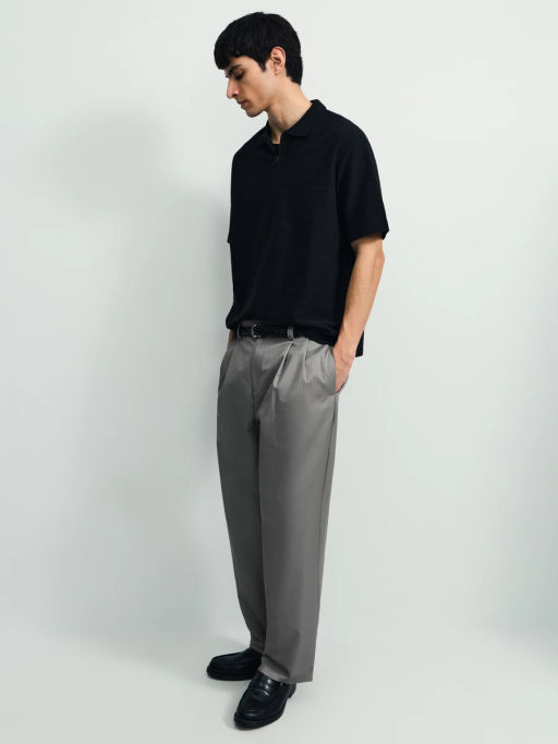 Футболка поло на молнии / Zarina фото 2