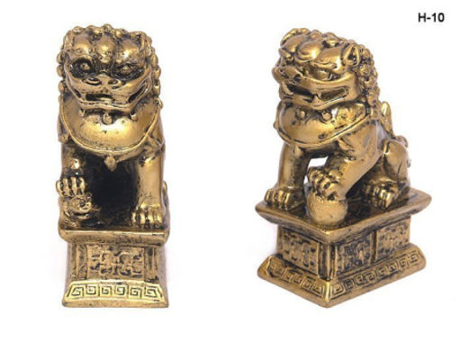 Цена за 2 шт. Фен-шуй сувенир Собачка Фу / 7708-12 /уп 2/72/ - Галеонтрейд фото 3