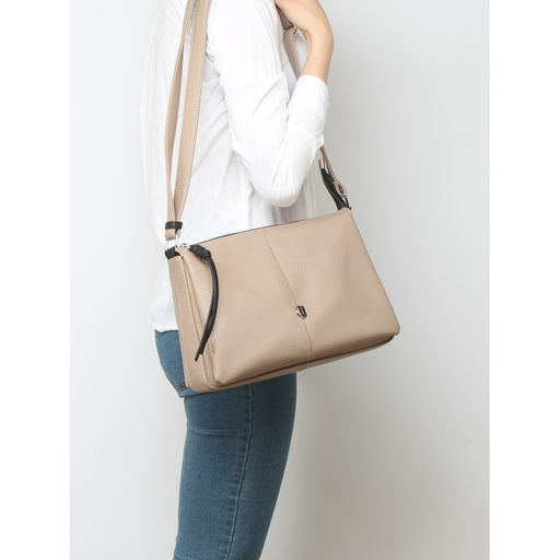 Сумка женская искусственная кожа ADEL-230/3в, 5отд, плеч/рем. кофе/черный флотер 254680 - Adelia фото 5